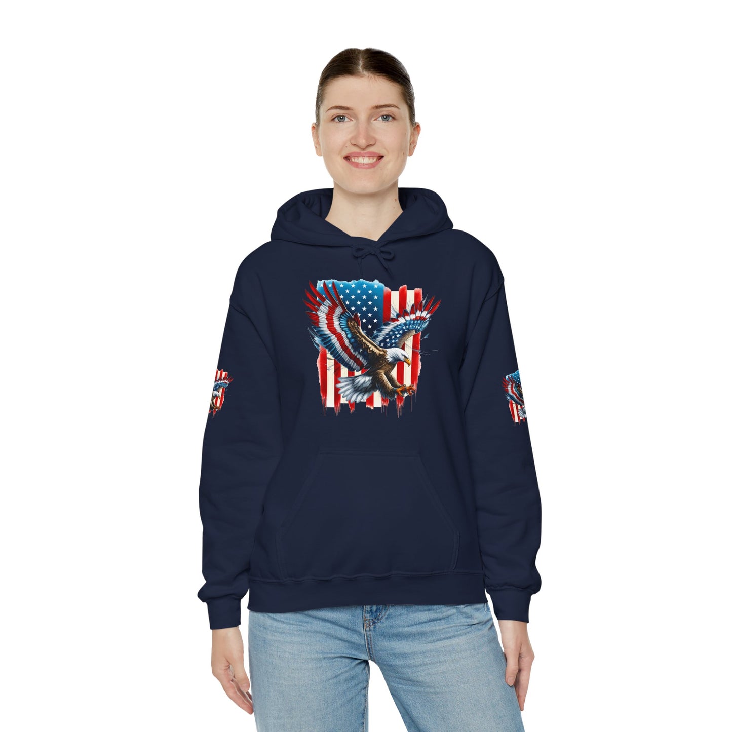 Princess Grace Patriotic Unisex Heavy Blend Hooded Sweatshirt