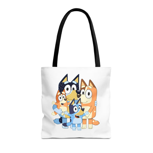 Princess Grace  Bluey Family Tote Bag Cute and Fun for Kids and Parents