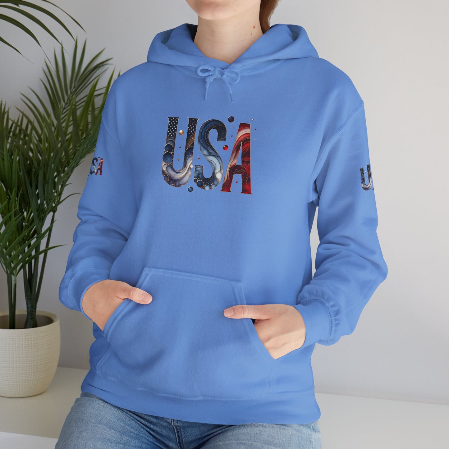 Princess Grace  TEAM USA  Unisex Heavy Bled   Hooded Sweatshirt