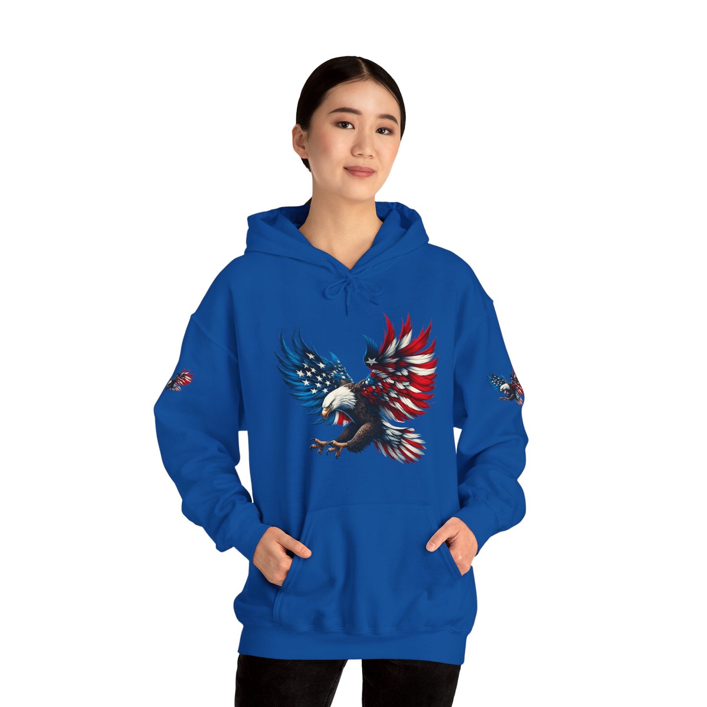 Princess Grace American Eagle Unisex Heavy Blend Hooded Sweatshirt