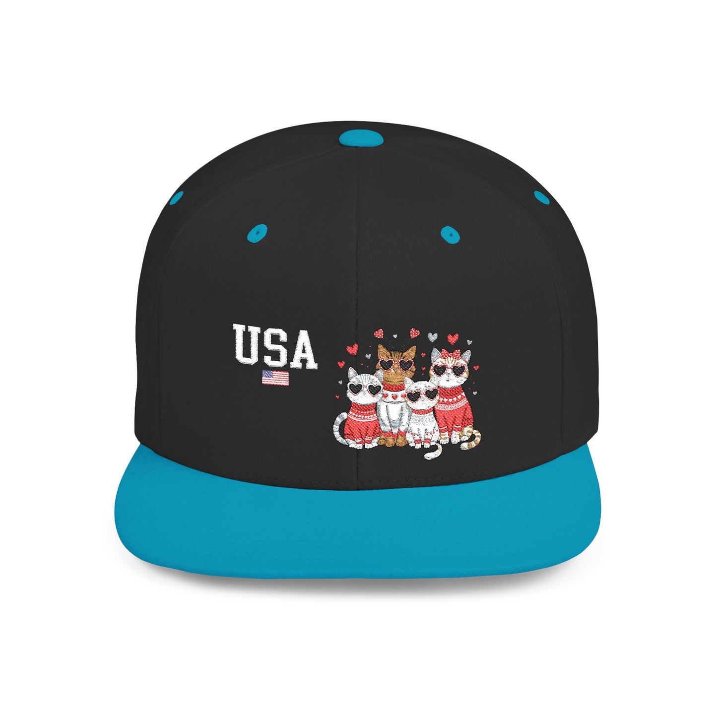 Princess Grace  TEAM USA  Flat Bill Snapback Hat