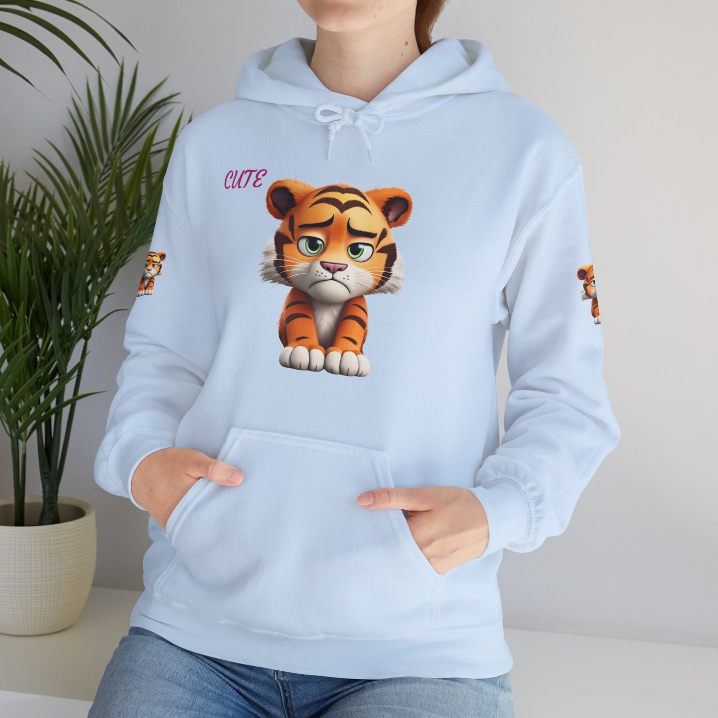 Princess Grace  Cute Tiger Graphic Unisex Hoodie