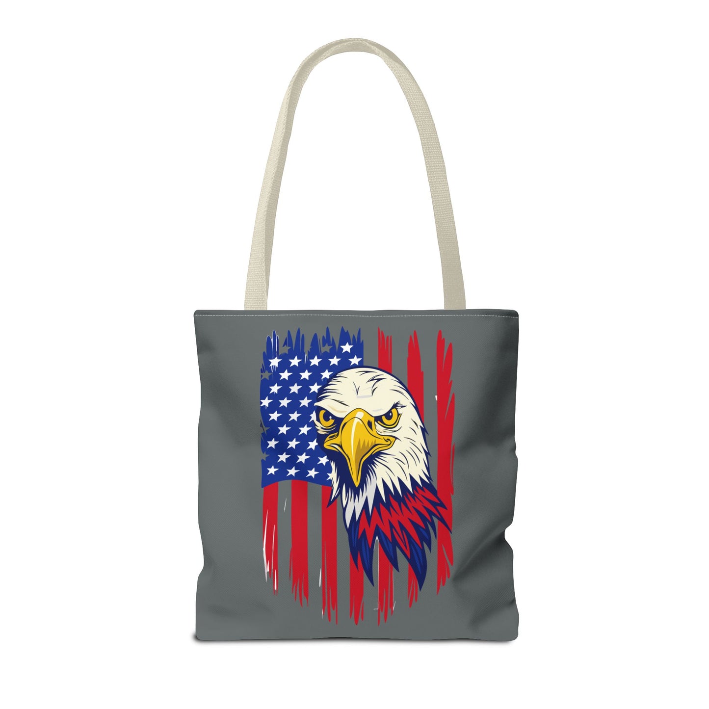 Princess Grace  Patriotic Eagle Tote Bag  American Flag Design