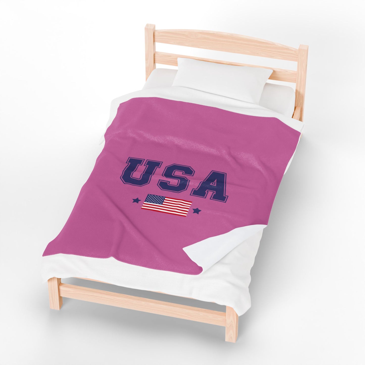 Princess Grace  TEAM USA  Velveteen Plush Blanket
