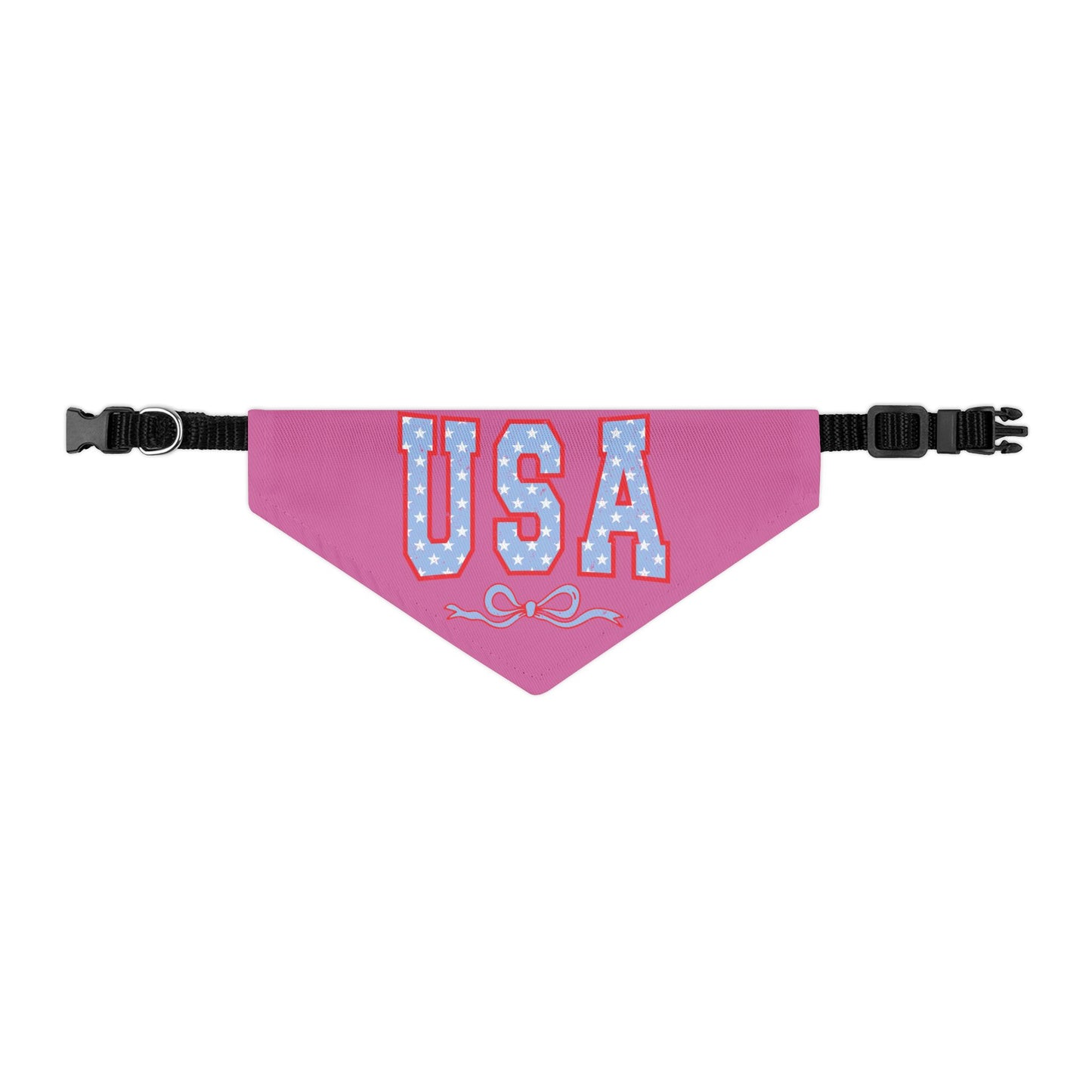 Princess Grace  USA Pet Bandana Collar for Dogs Patriotic Dog Accessories