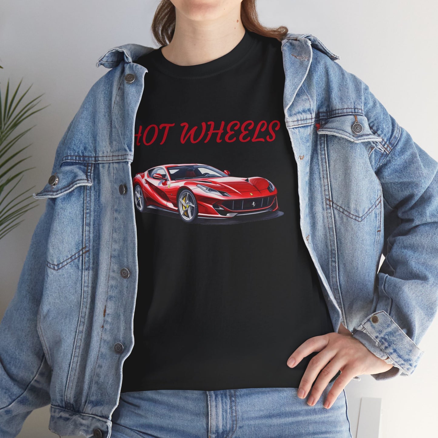 Princess Grace  Hot Wheels Unisex Heavy Cotton Tee Car Lovers Graphic T-Shirt