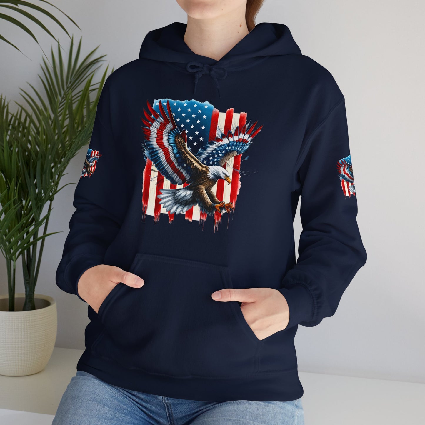 Princess Grace Patriotic Unisex Heavy Blend Hooded Sweatshirt