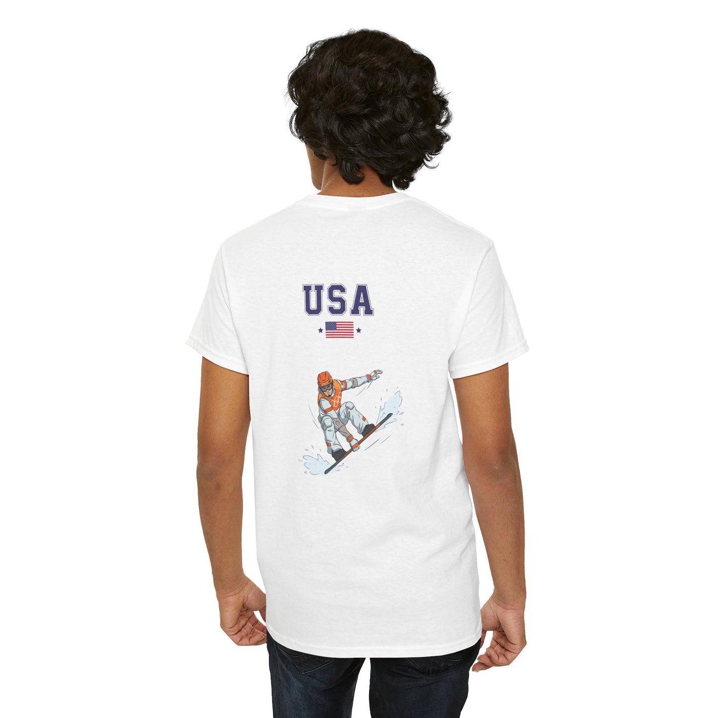 Princess Grace  TEAM USA  Snowboard  Unisex Heavy Cotton Tee
