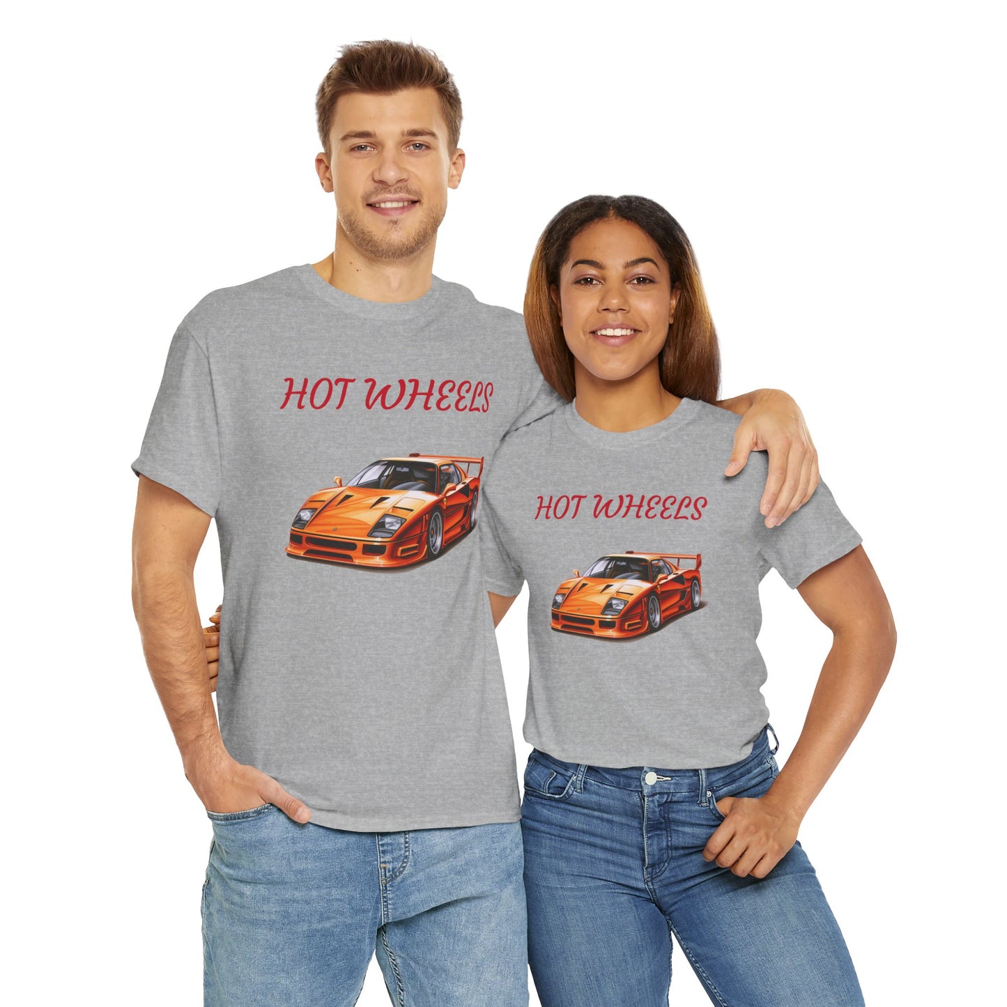 Princess Grace  Hot Wheels Unisex Heavy Cotton Tee Perfect for Car Lovers and Racing Fans