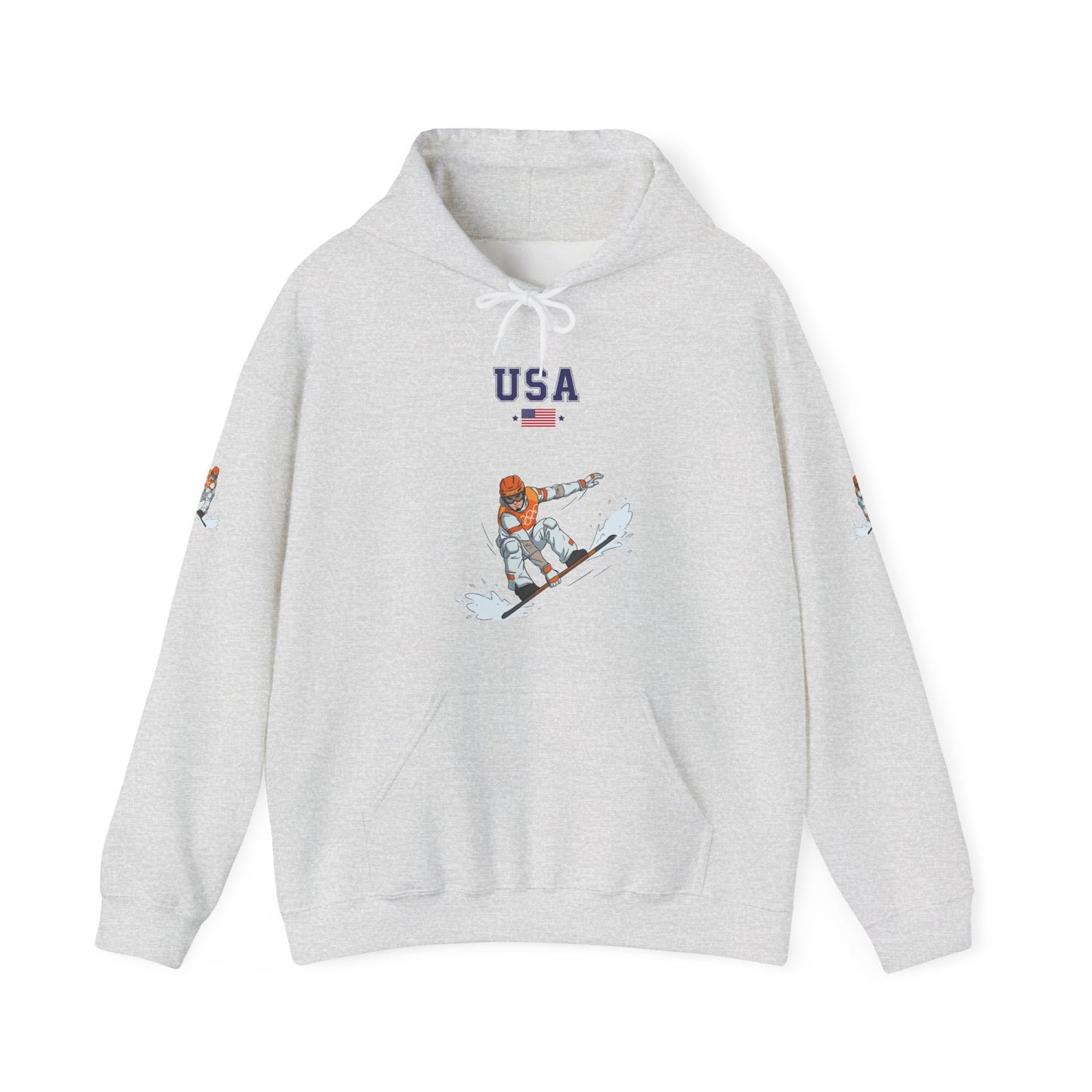 Princess Grace  TEAM USA  Snowboard  Unisex Heavy Blend Hooded Sweatshirt