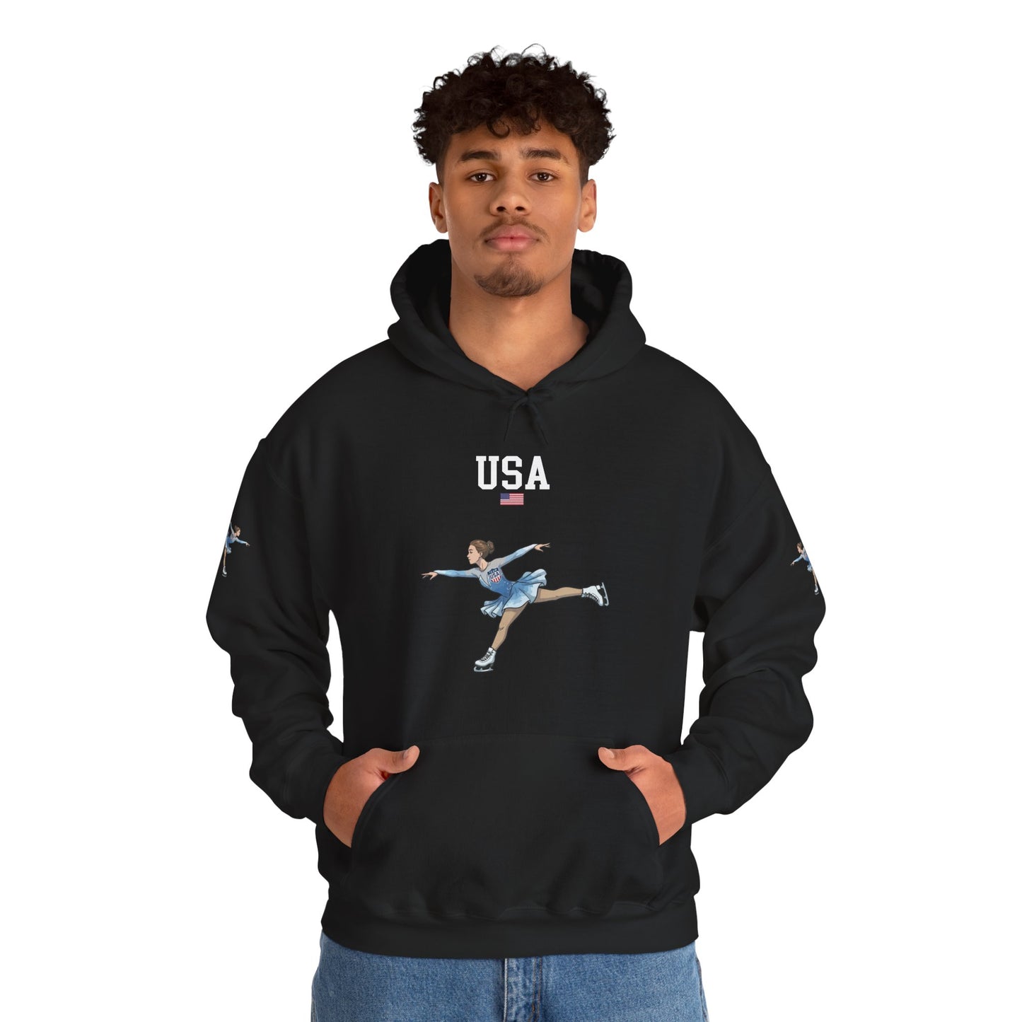 Princess Grace  TEAM USA  Unisex Heavy Blend Hooded Sweatshirt