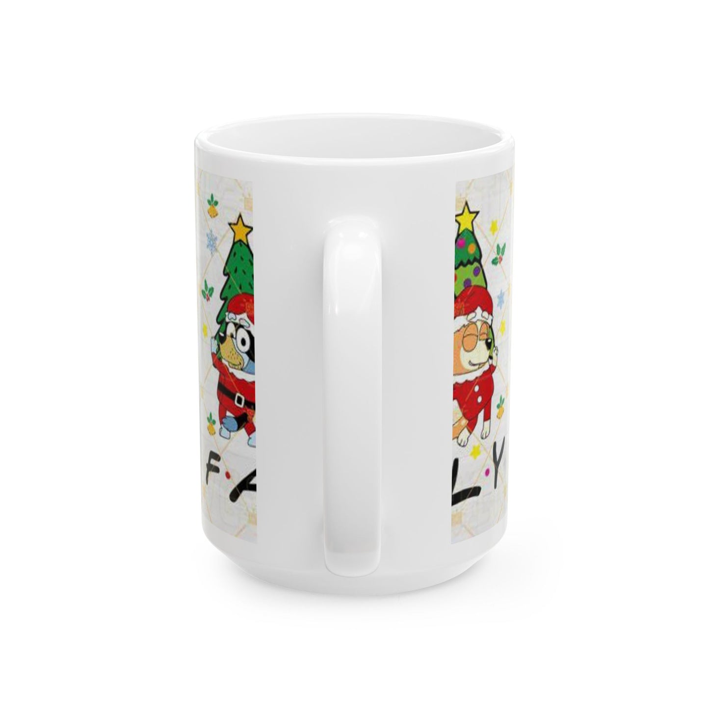 Princess Grace Family Christmas Ceramic Mug  Holiday Cheer for Loved Ones