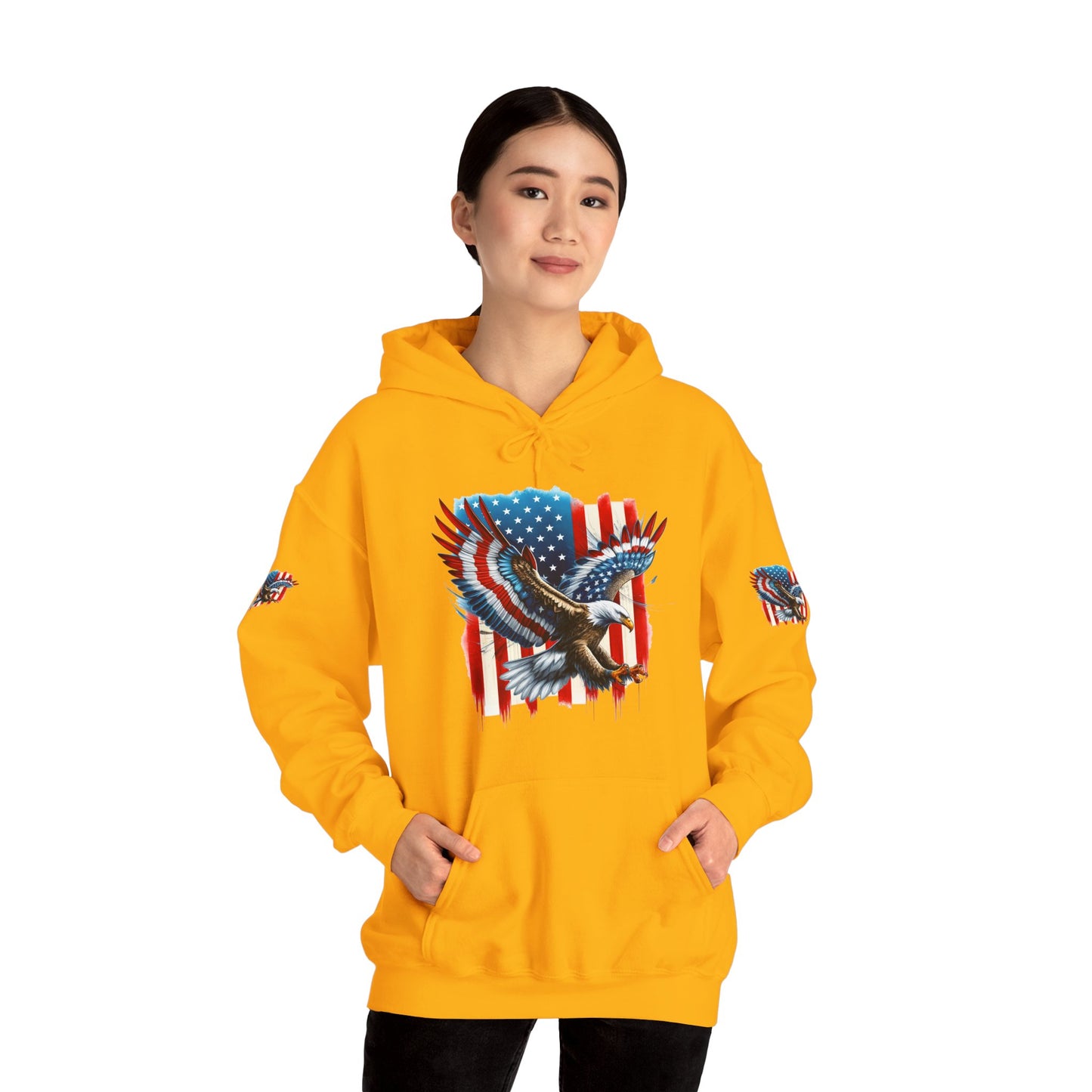 Princess Grace Patriotic Unisex Heavy Blend Hooded Sweatshirt