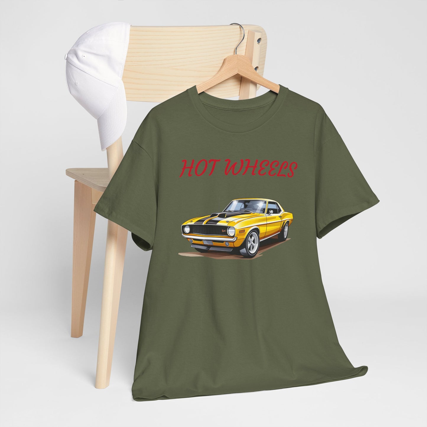 Princess Grace  Retro Hot Wheels Unisex Heavy Cotton Tee Classic Car Graphic T-Shirt