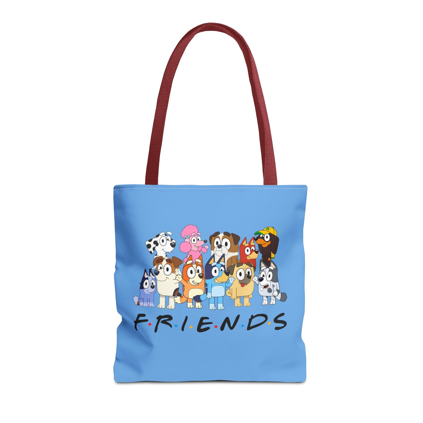 Princess Grace  Bluey Cute Cartoon Friends Tote Bag Perfect for Animal Lovers