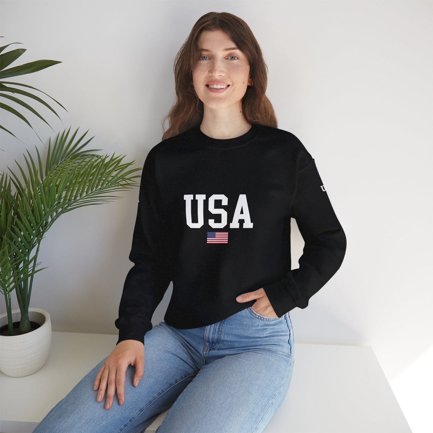 Princess Grace TEAM USA  Unisex Heavy Blend Crewneck Sweatshirt
