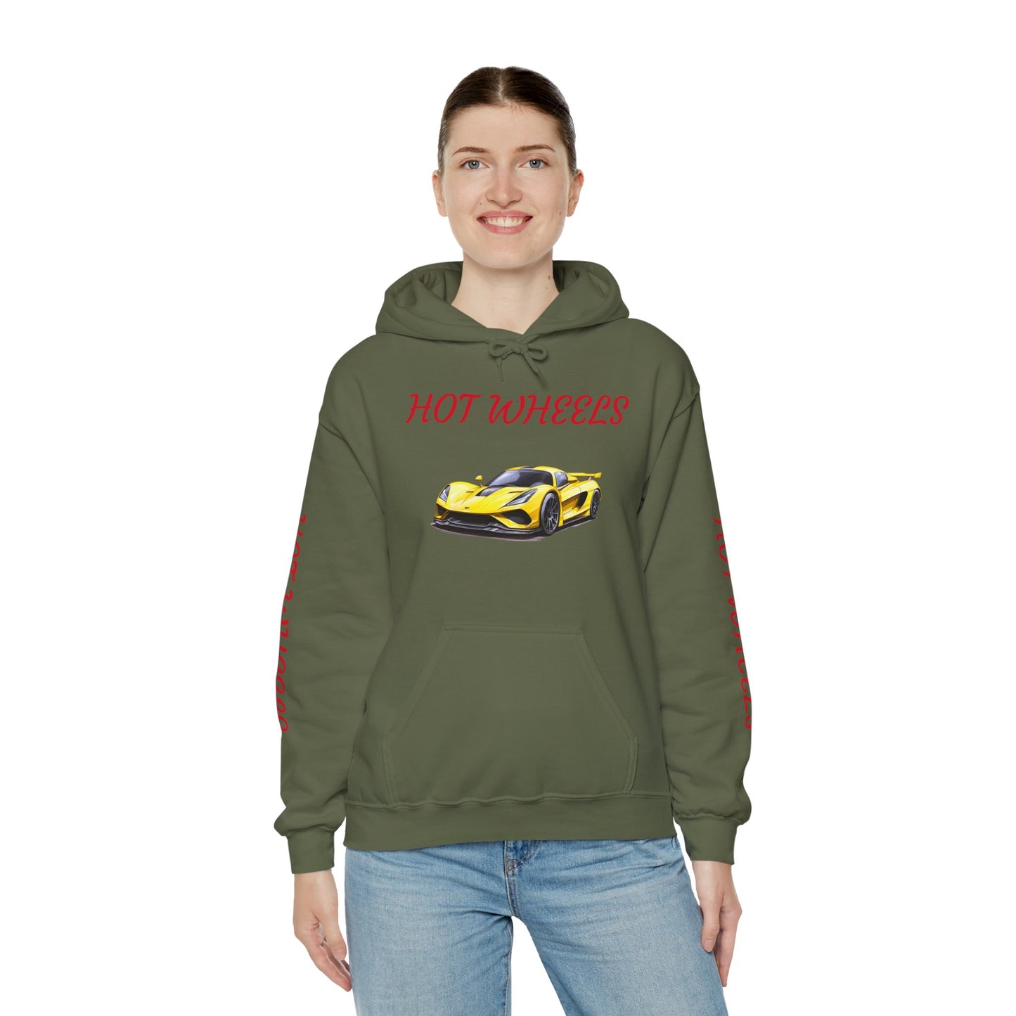 Princess Grace  Cool Hot Wheels Unisex Heavy Blend Hooded Sweatshirt Car Enthusiast Gift