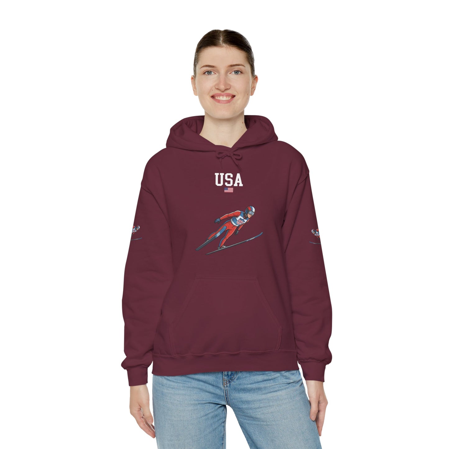 Princess Grace  TEAM USA  Unisex Heavy Blend Hooded Sweatshirt
