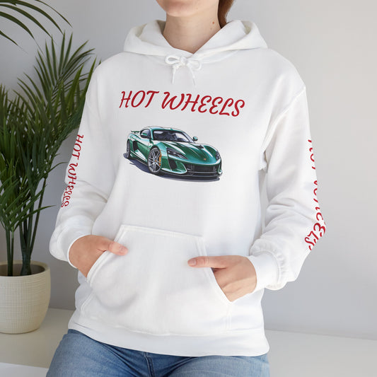 Princess Grace  Hot Wheels Automotive Hoodie for Car Enthusiasts Unisex Heavy Blend Sweatshirt