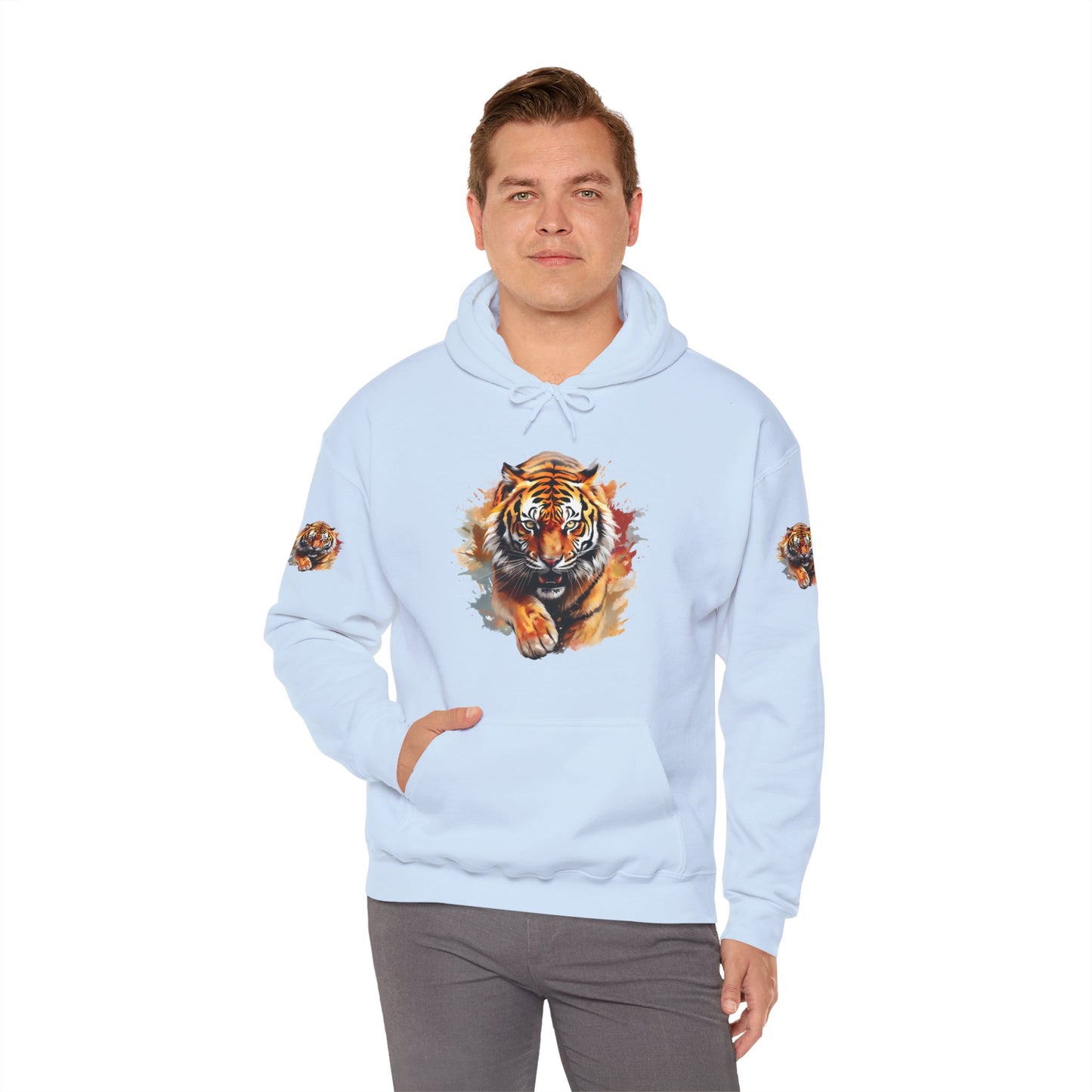 Princess Grace  Fierce Tiger Graphic Unisex Heavy Blend Hoodie