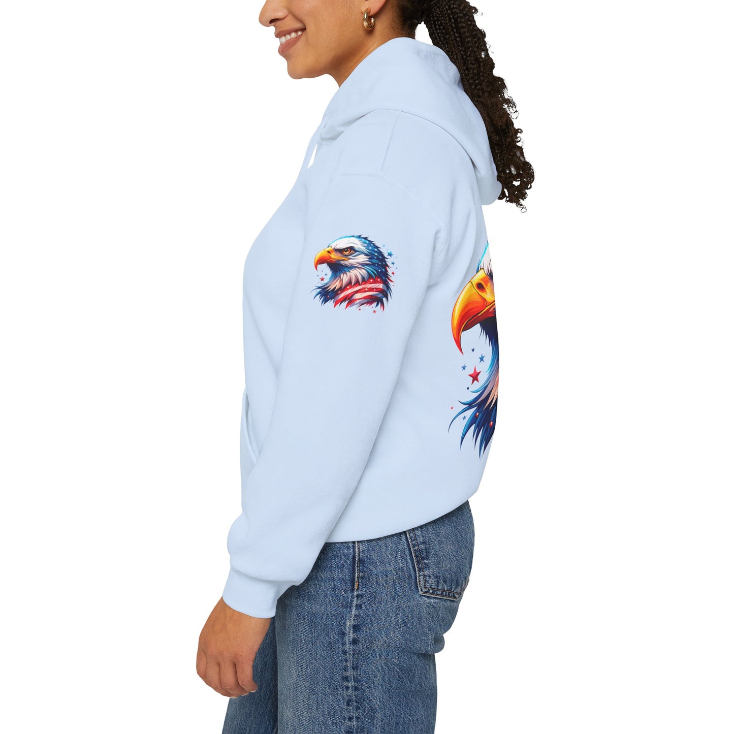 Princess Grace  American  Eagle Unisex Heavy Blend Hooded Sweatshirt