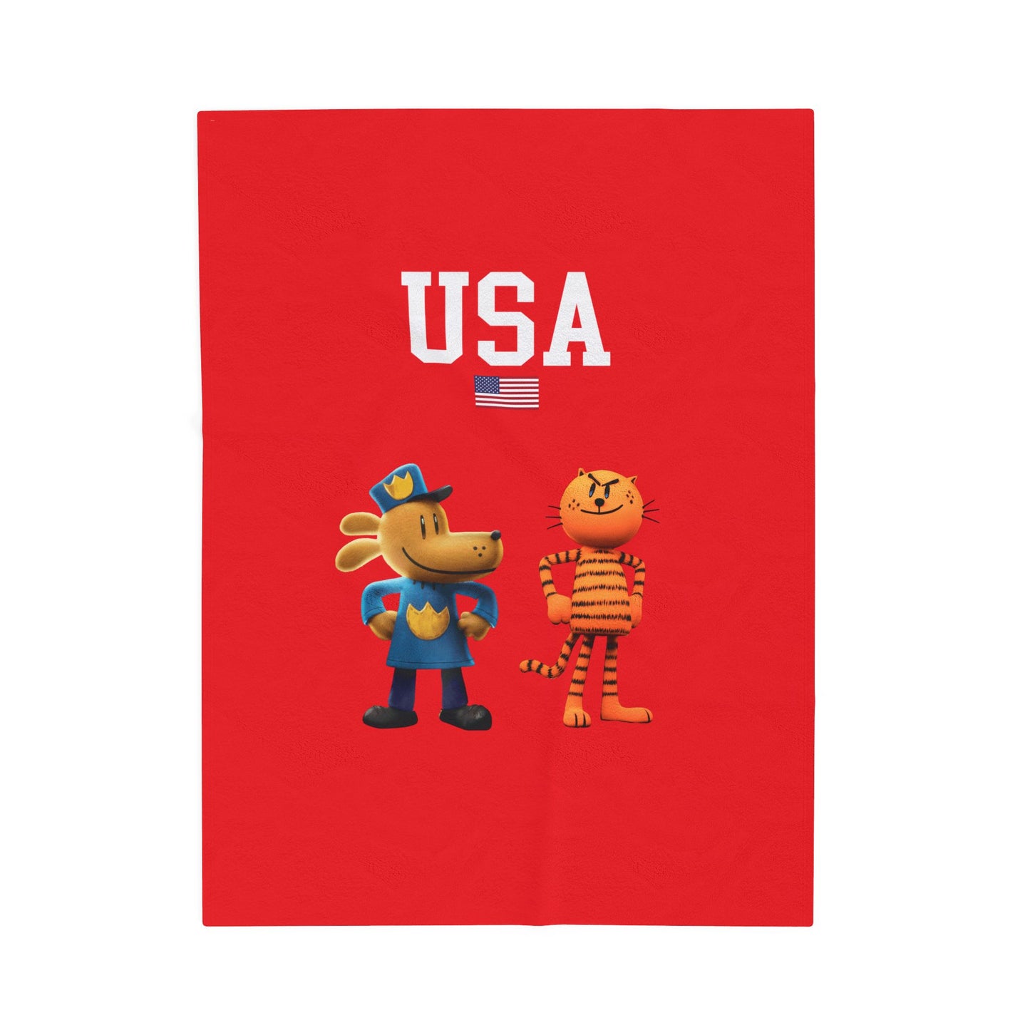 Princess Grace  TEAM USA  Velveteen Plush Blanket