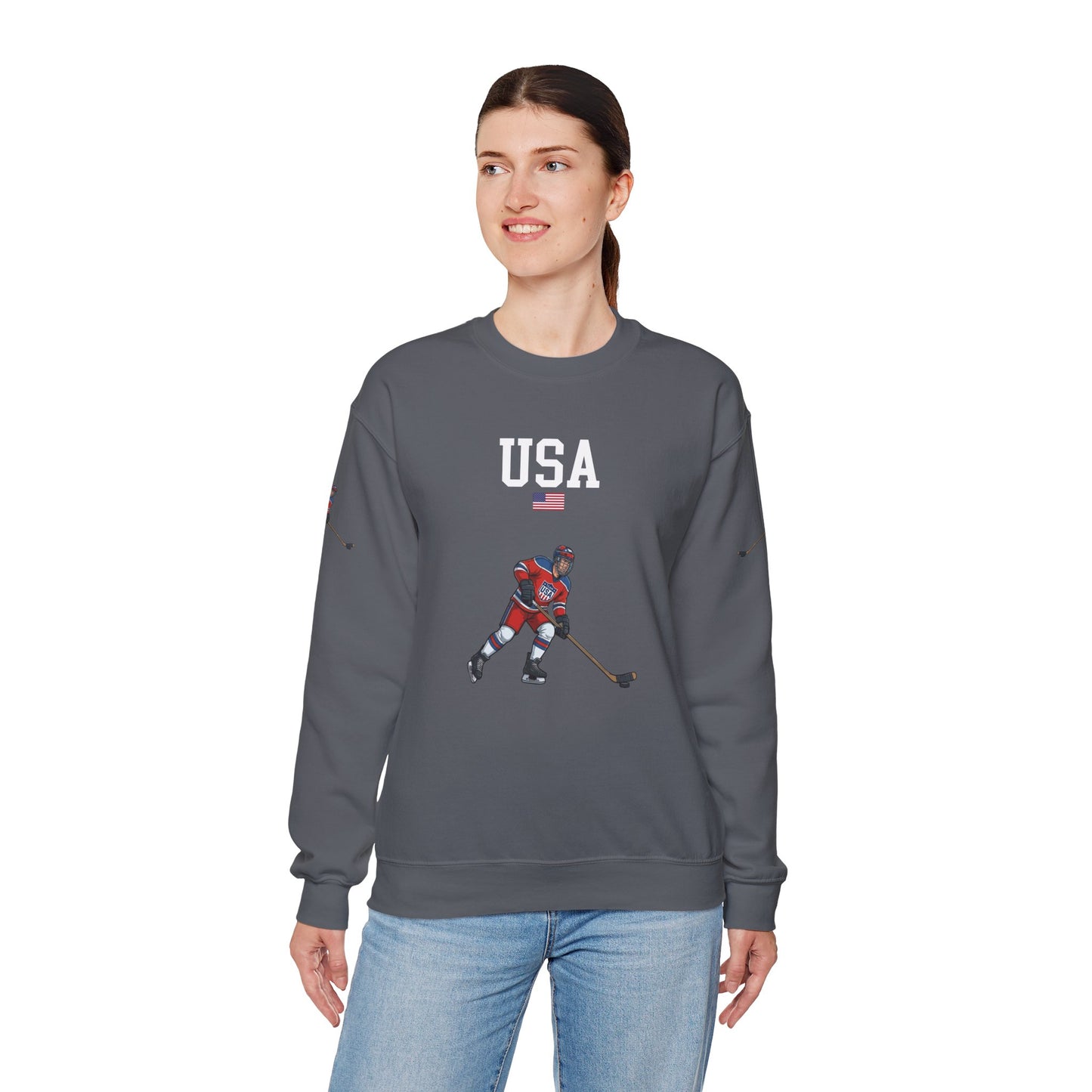 Princess Grace  TEAM USA  Unisex Heavy Blend Crewneck Sweatshirt