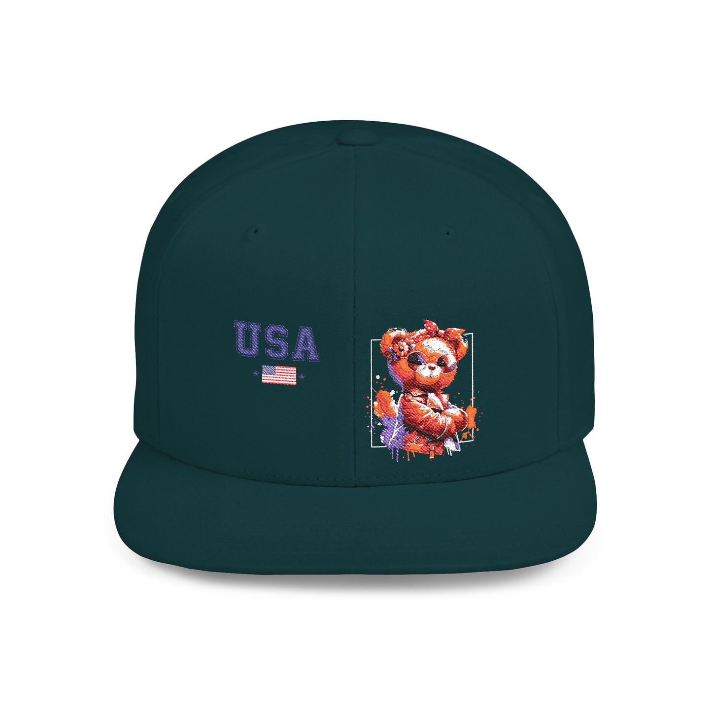 Princess Grace  TEAM USA  Flat Bill Snapback Hat