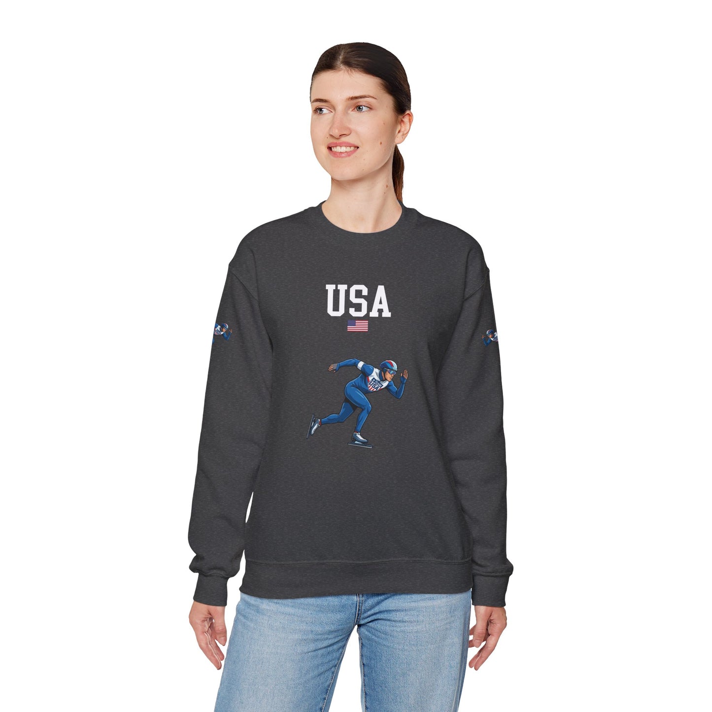 Princess Grace  TEAM USA  Unisex Heavy Blend  Crewneck Sweatshirt