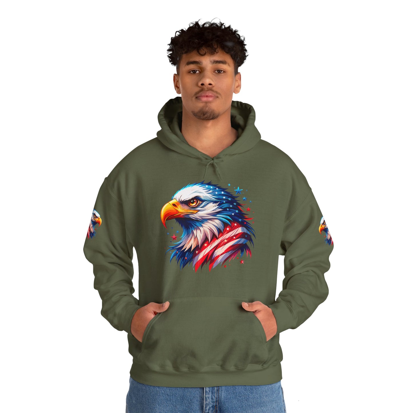 Princess Grace  American  Eagle Unisex Heavy Blend Hooded Sweatshirt