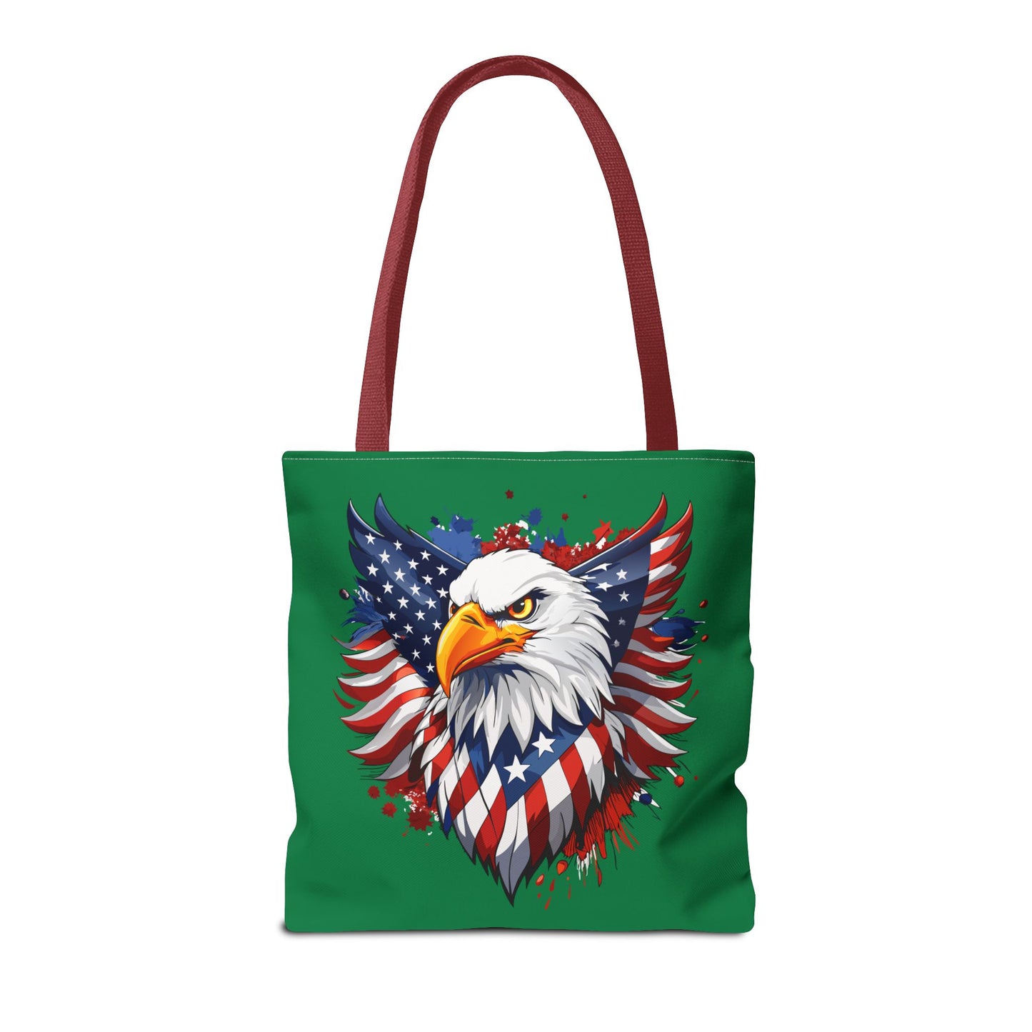 Princess Grace  Patriotic Eagle Tote Bag American Flag Design for Independence Day & Everyday Use