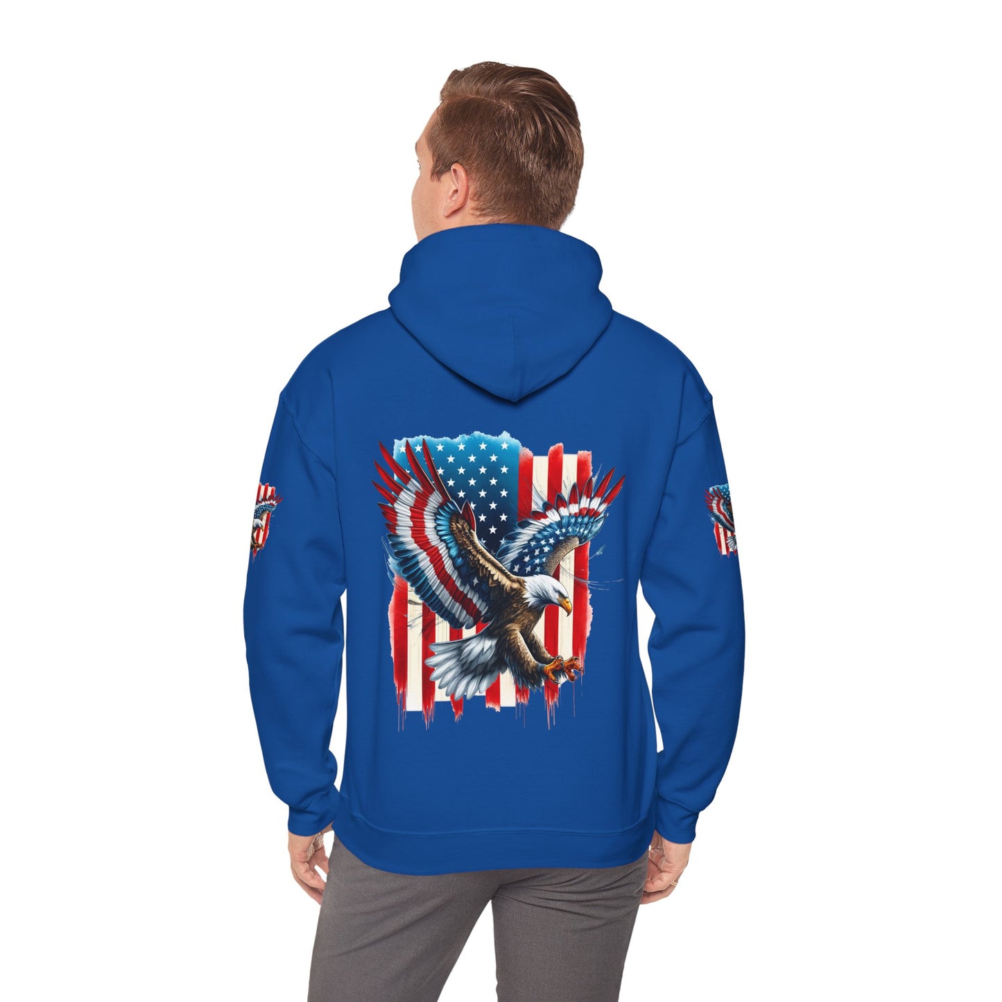 Princess Grace Patriotic Unisex Heavy Blend Hooded Sweatshirt