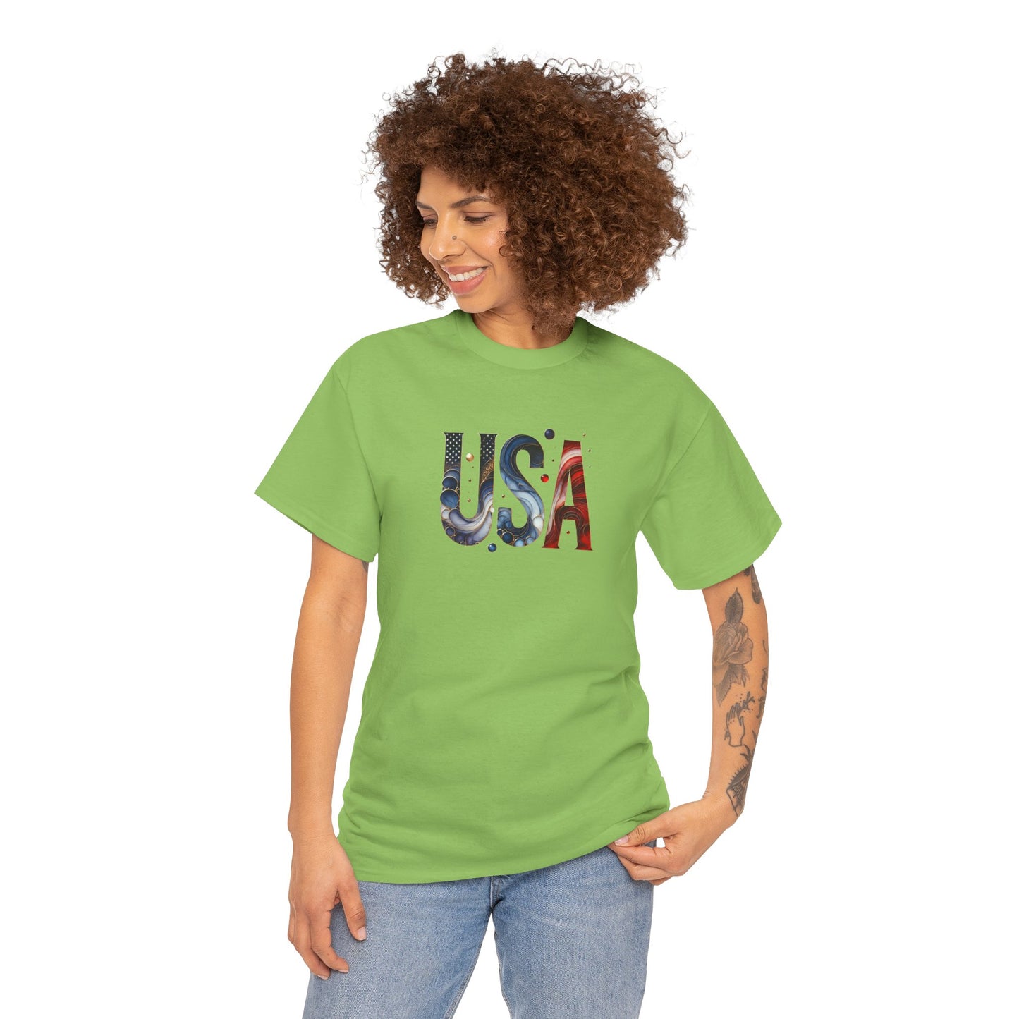 Princess Grace  TEAM USA  Unisex  Heavy  Cotton Tee