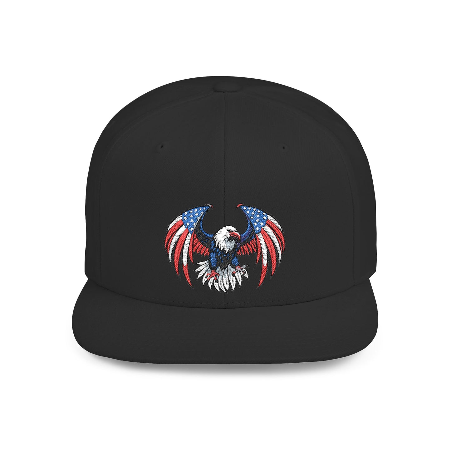 Princess Grace  Patriotic Eagle Flat Bill Snapback Hat