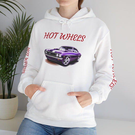 Princess Grace  Vintage Hot Wheels Hooded Sweatshirt for Car Enthusiasts