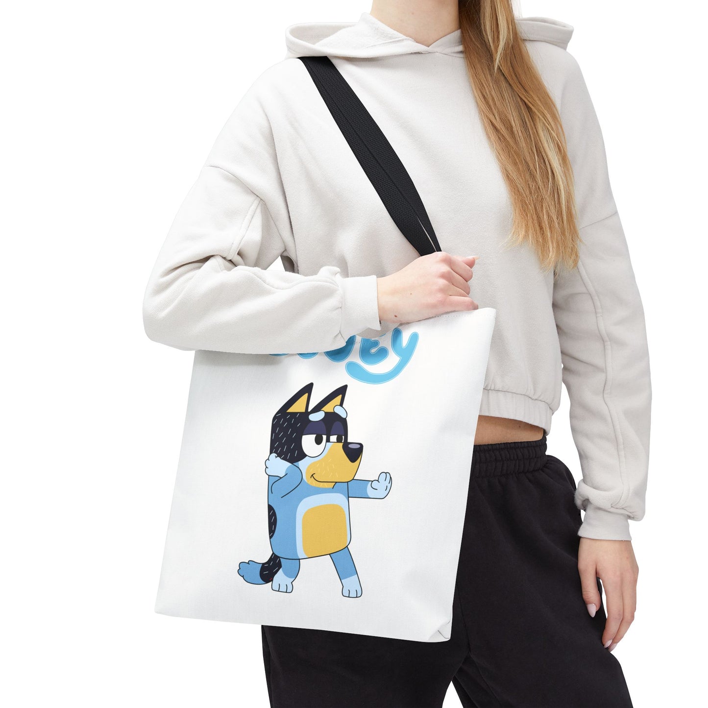 Princess Grace  Cute Bluey Cartoon Tote Bag Perfect for Kids & Parents