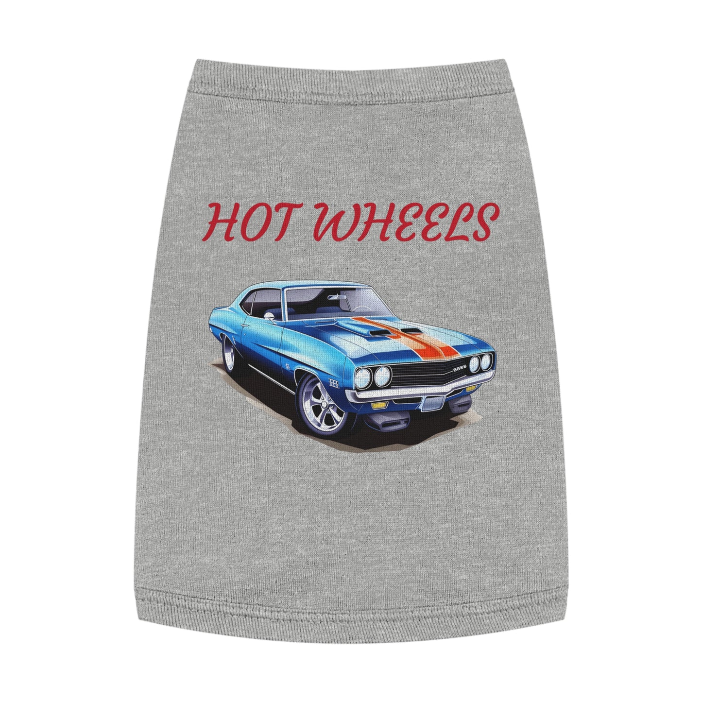 Princess Grace  Retro Hot Wheels Pet Tank Top Stylish Dog Apparel for Car Lovers