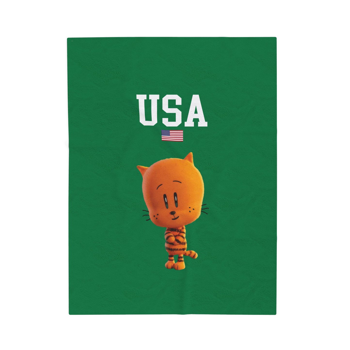 Princess Grace  TEAM USA  Velveteen Plush Blanket