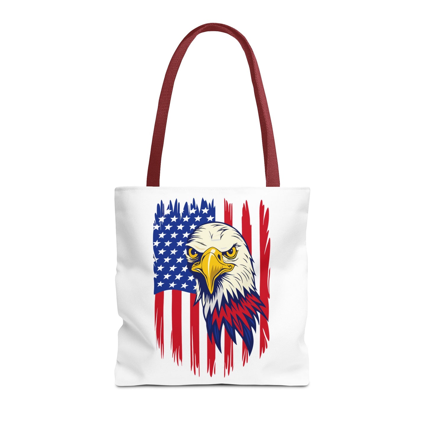 Princess Grace  Patriotic Eagle Tote Bag American Flag Design