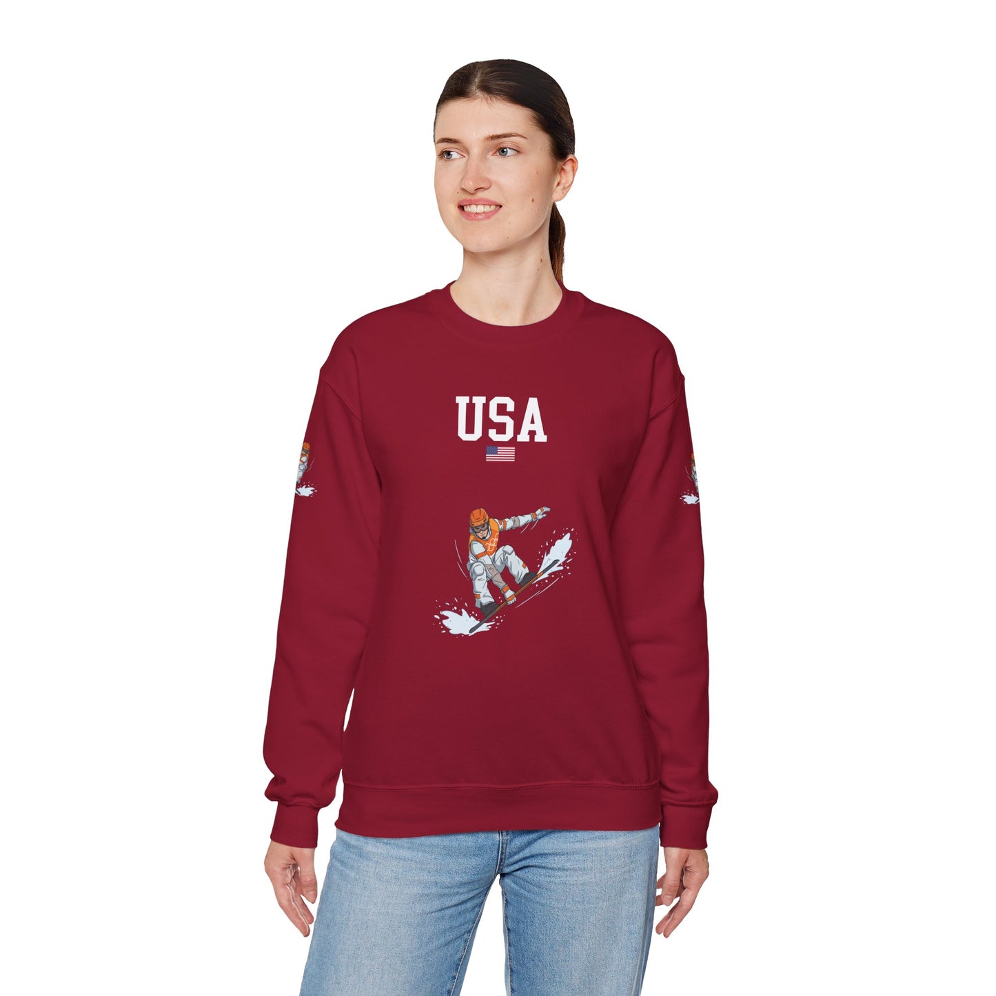 Princess Grace  TEAM USA  Unisex Heavy Blend  Crewneck Sweatshirt