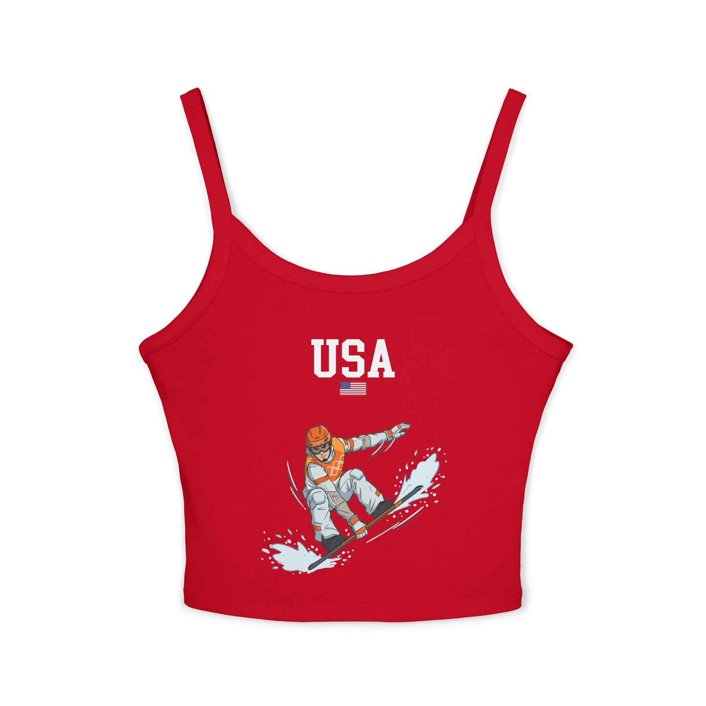 Princess Grace  TEAM USA  Women's Spaghetti Strap Tank Top