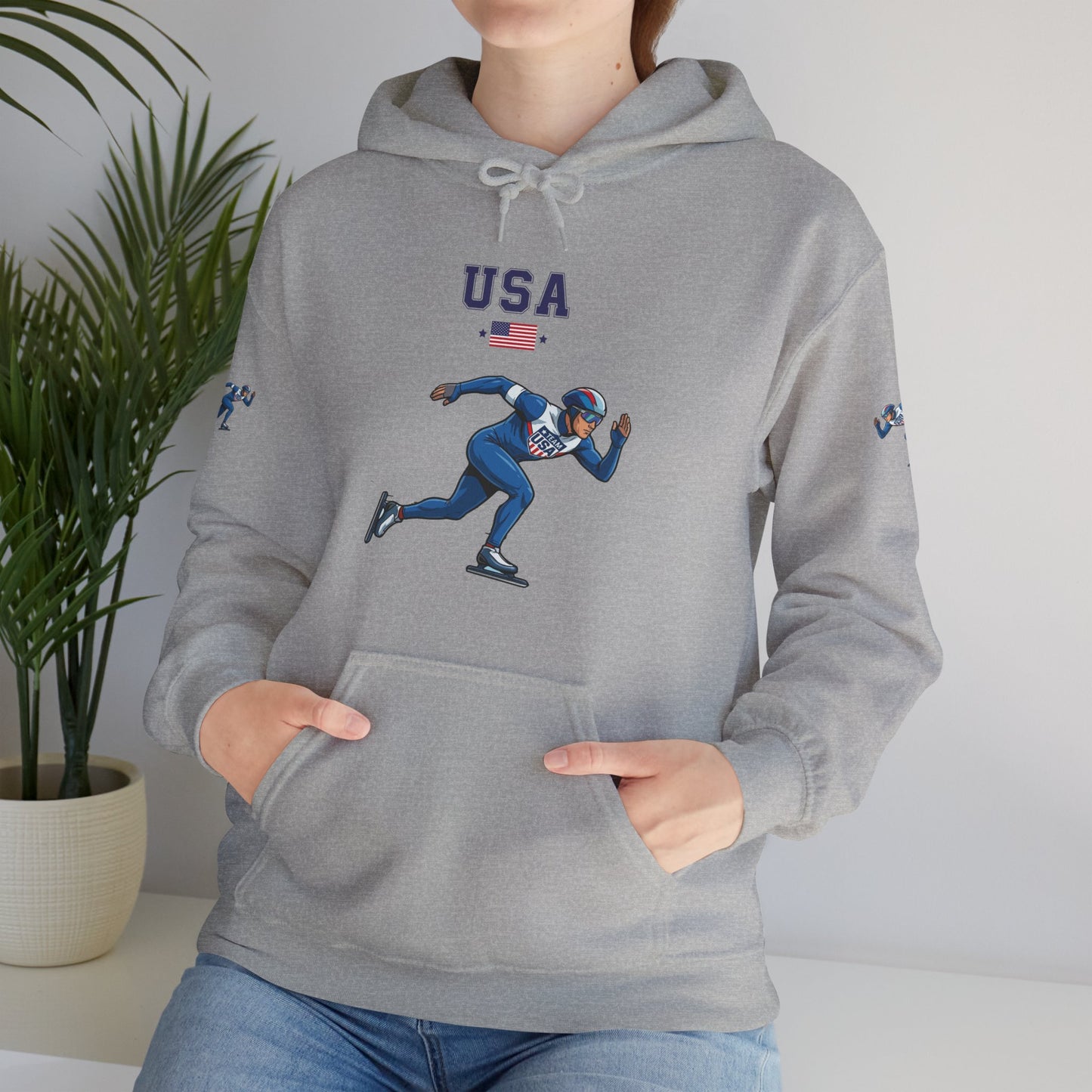 Princess Grace  TEAM USA  Unisex Heavy Blend Hooded Sweatshirt