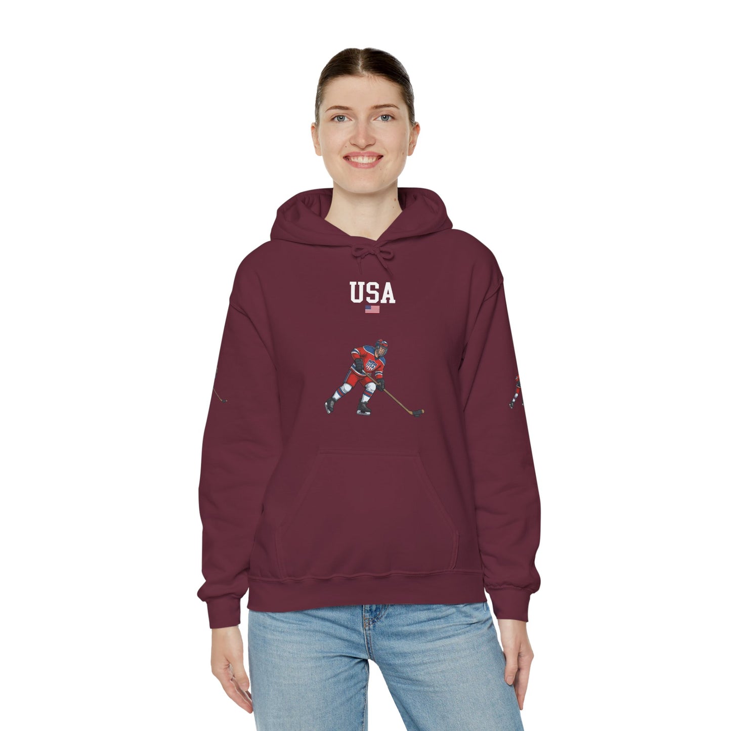 Princess Grace  TEAM USA  Unisex Heavy Blend Hooded Sweatshirt
