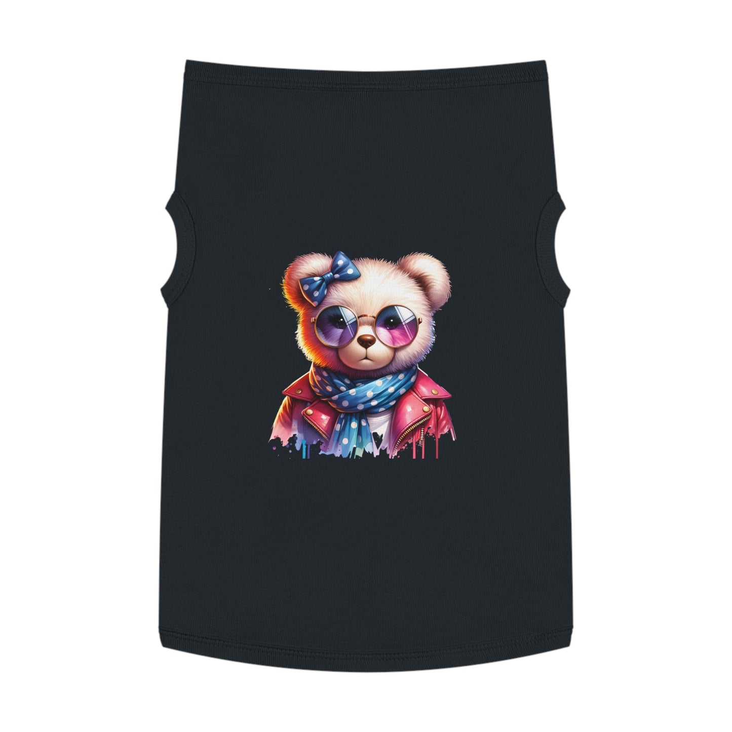 Princess Grace  CUTE Trendy Pet Tank Top with Stylish Bear Design