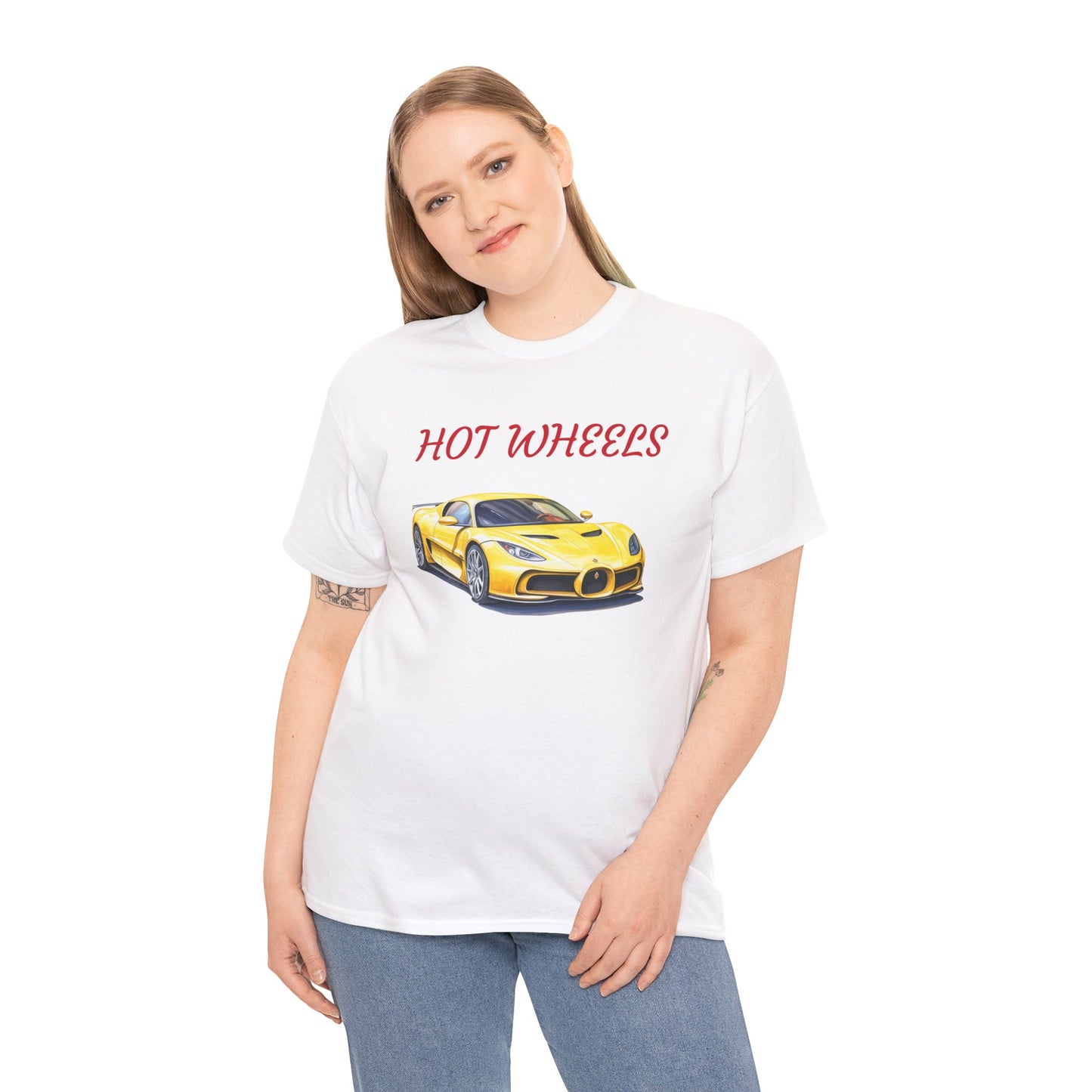 Princess Grace  Hot Wheels Unisex Heavy Cotton Tee Perfect Gift for Car Enthusiasts