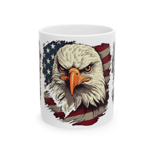 Princess Grace  Patriotic Eagle Ceramic Mug  11oz & 15oz