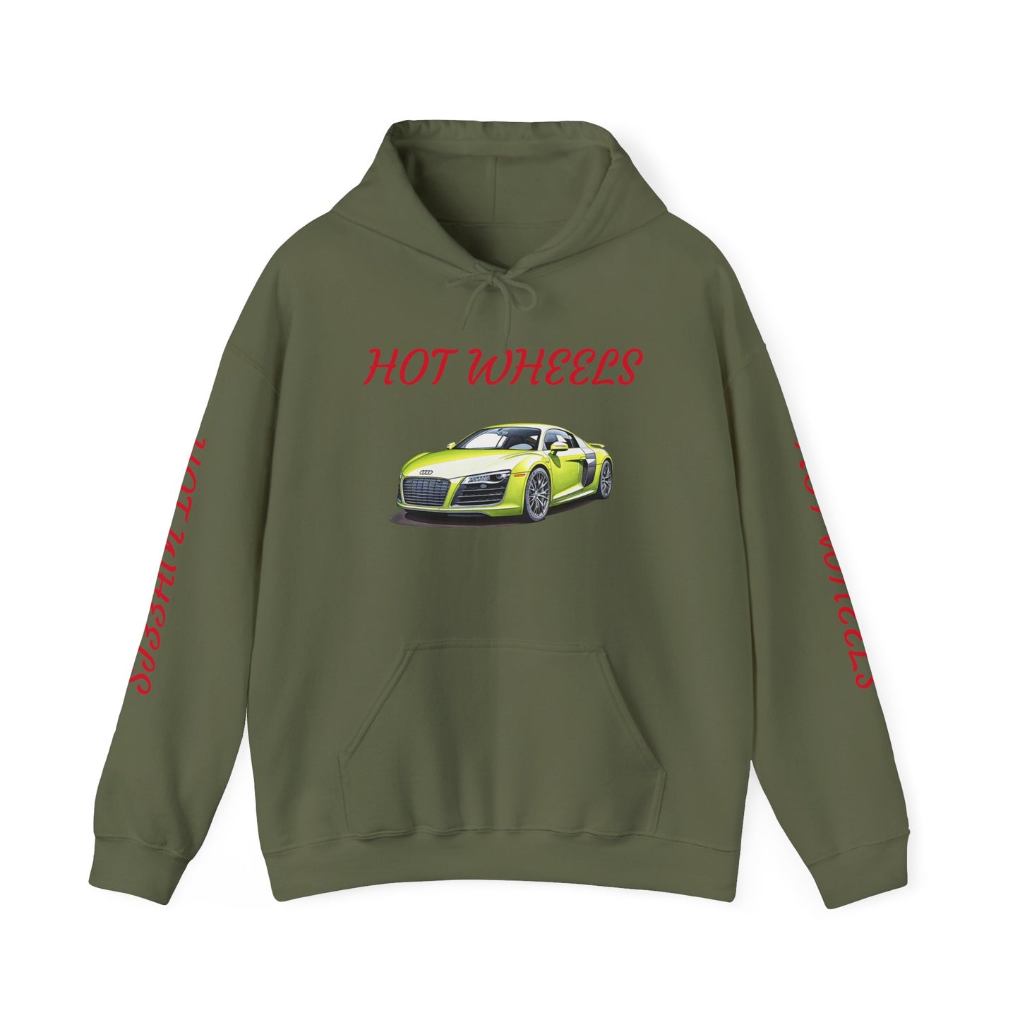 Princess Grace  Hot Wheels Unisex Hooded Sweatshirt Cool Car Design for Auto Enthusiasts