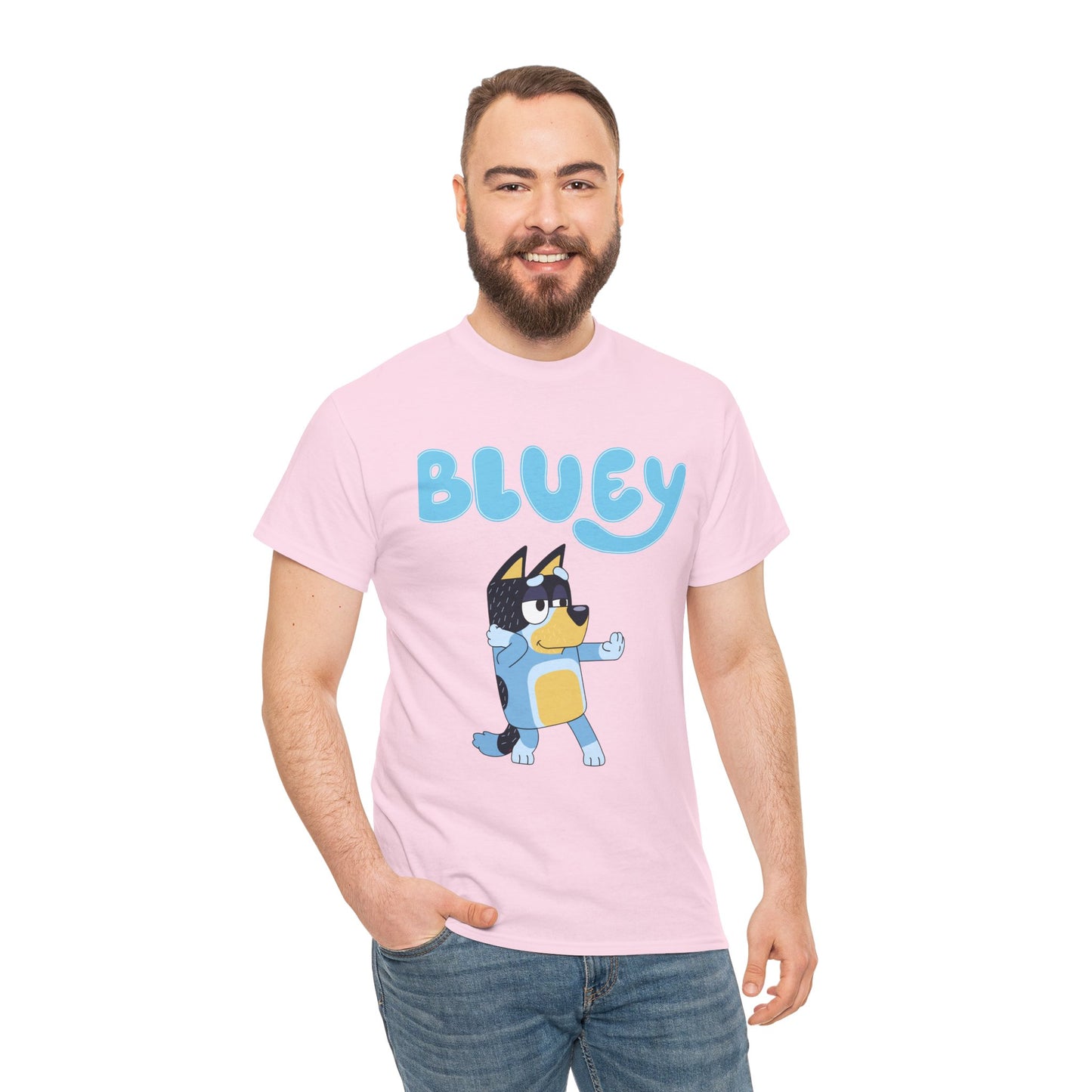 Princess Grace  Bluey Unisex Heavy Cotton Tee  Fun & Playful Kids Shirt