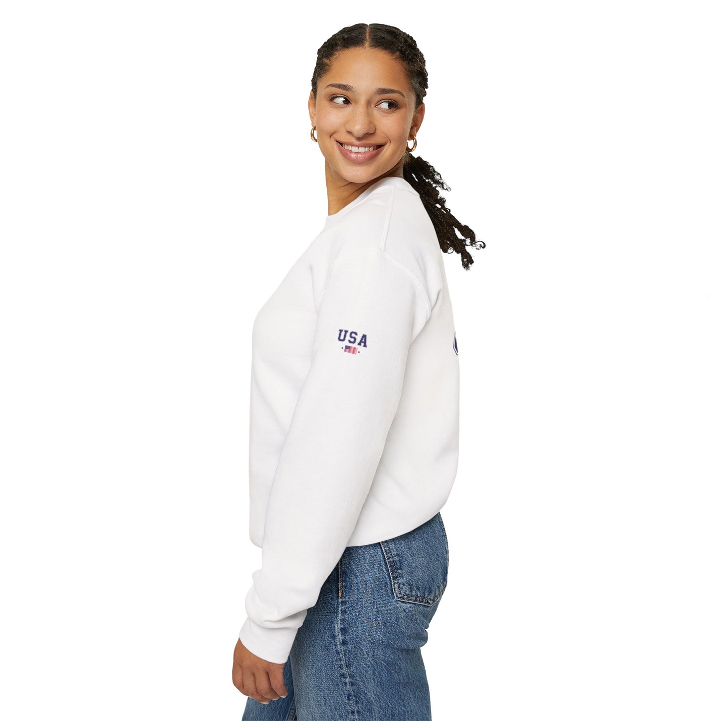 Princess Grace TEAM USA  Unisex Heavy Blend Crewneck Sweatshirt