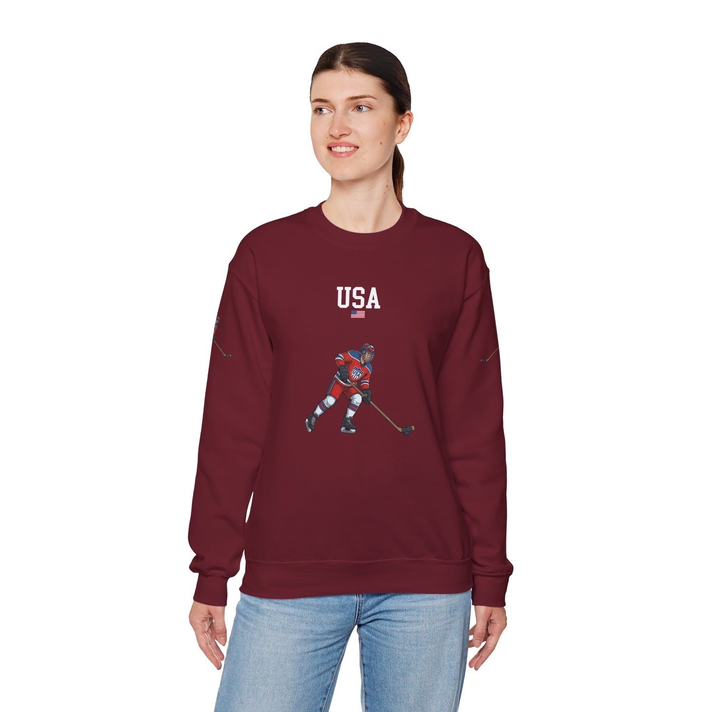 Princess Grace  TEAM USA  Unisex Heavy Blend  Crewneck Sweatshirt